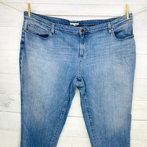 Eileen Fisher Womens Jeans Stretch Organic Cotton Denim Skinny Plus Size 24W - Picture 5 of 13